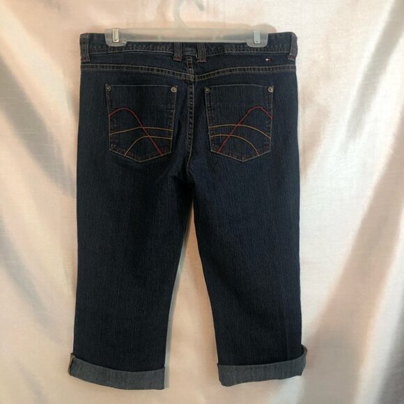 Tommy Hilfiger Capri's Stretch  Denim Ladies 8 - Picture 10 of 11